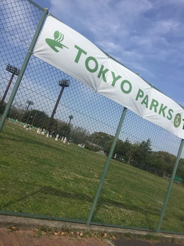 こんなフラッグも！バックに野球少年も入って…フォトスポットです。笑