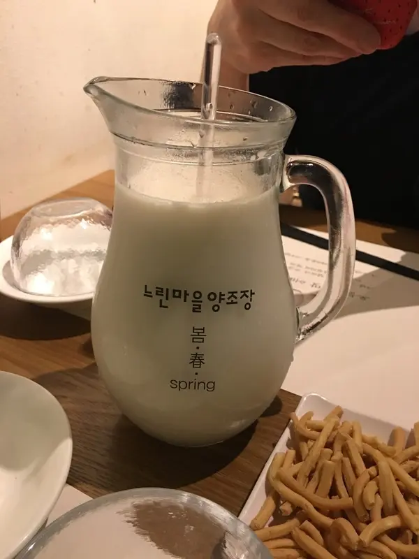 クリームみたいなマッコリ