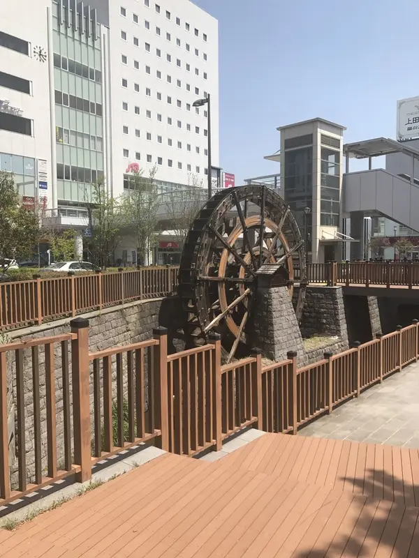 水車もあります。