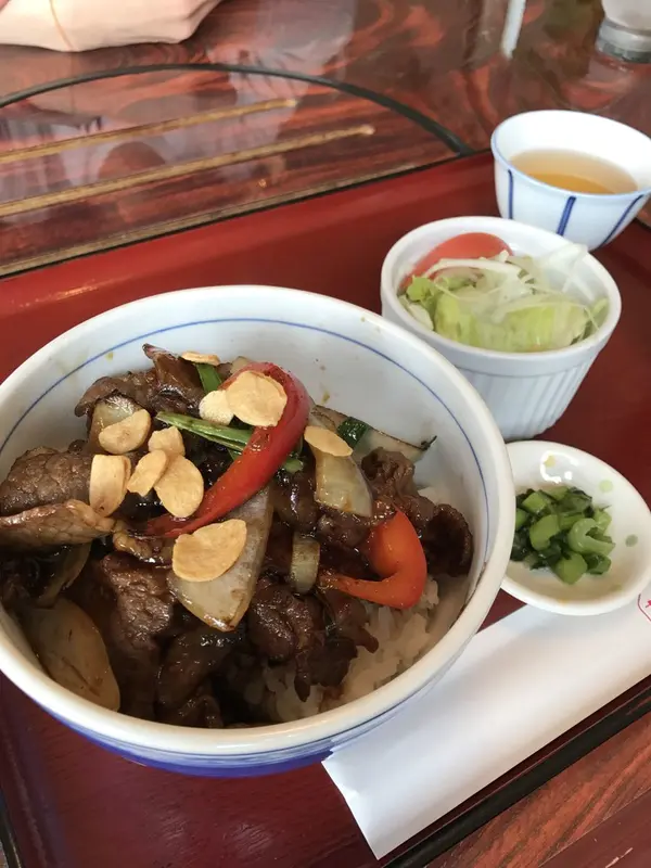 スタミナ丼セット
