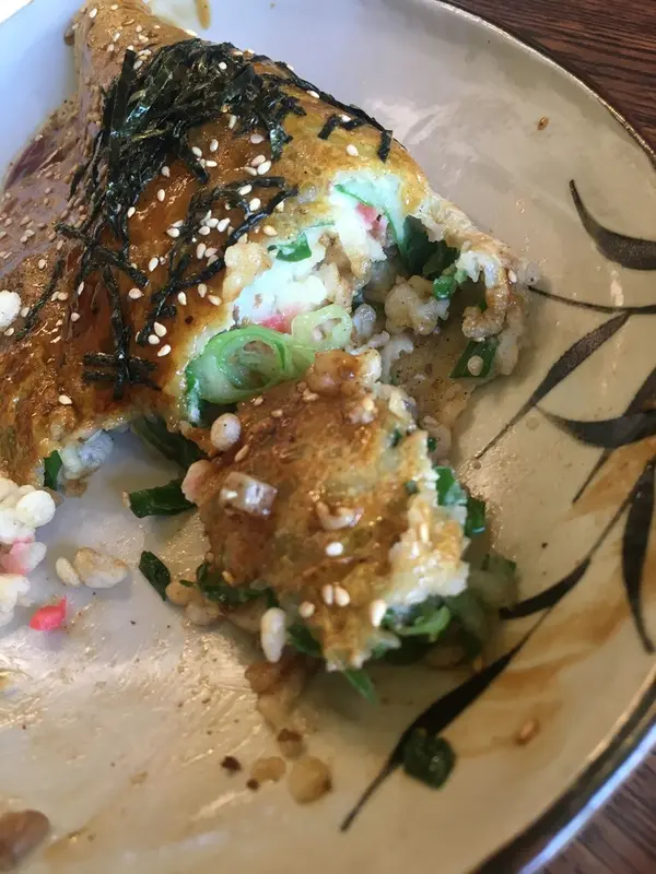 ねぎ焼きの中