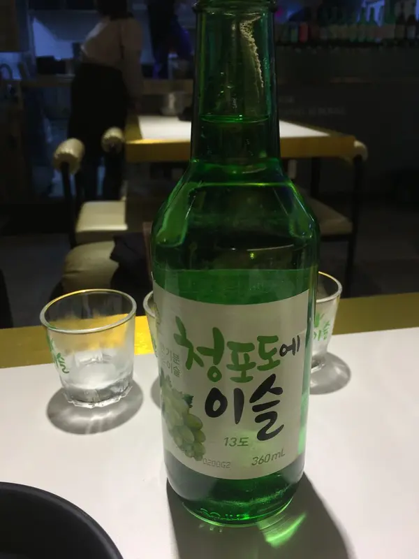 マスカット味のフルーツ焼酎