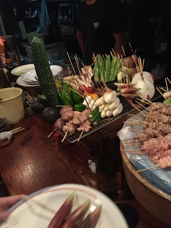 島野菜の串も