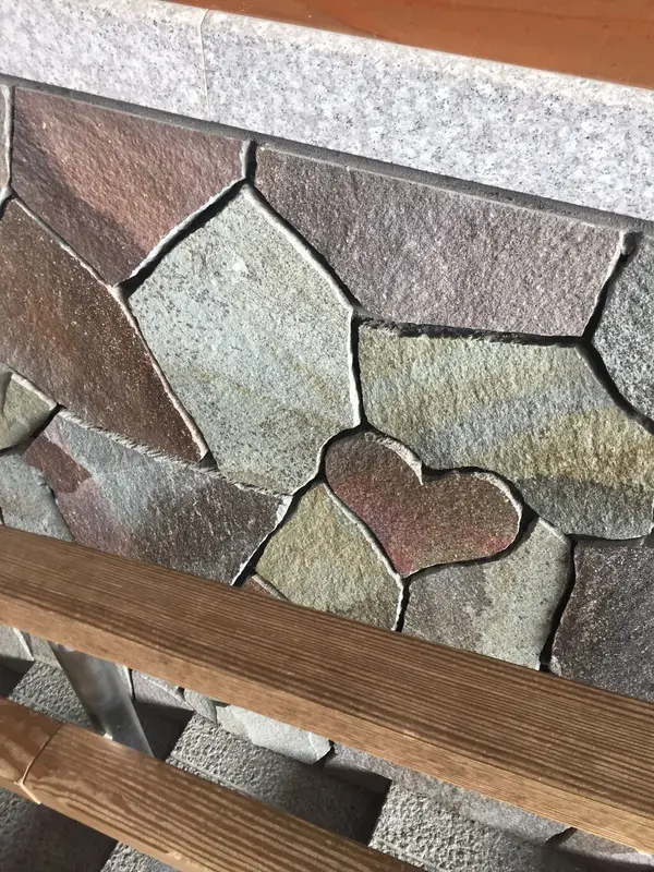ハートの石