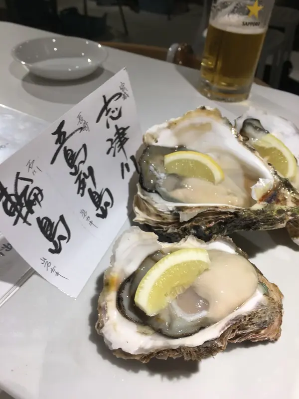 各地の牡蠣がいただけます
