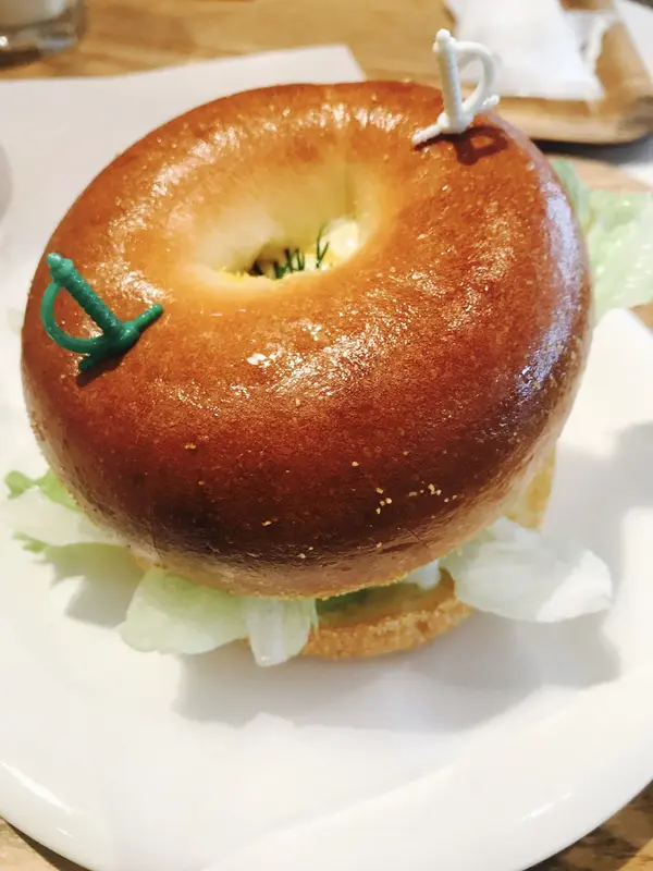 ベーグルサンド