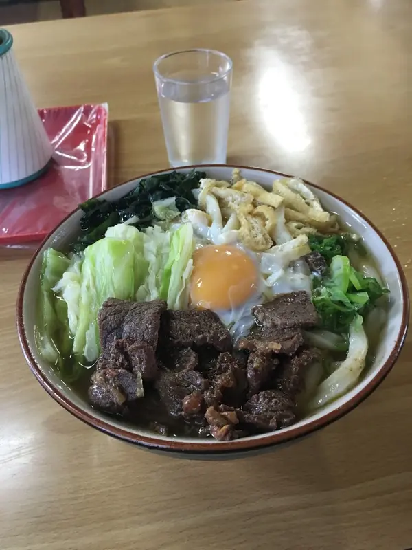 肉玉うどん(大)