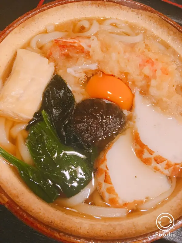 鍋焼きうどん。
