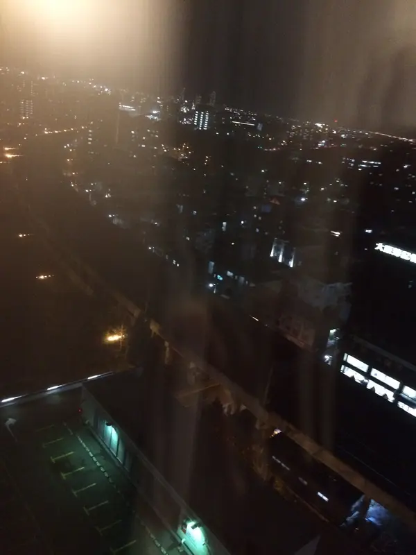 部屋からの夜景