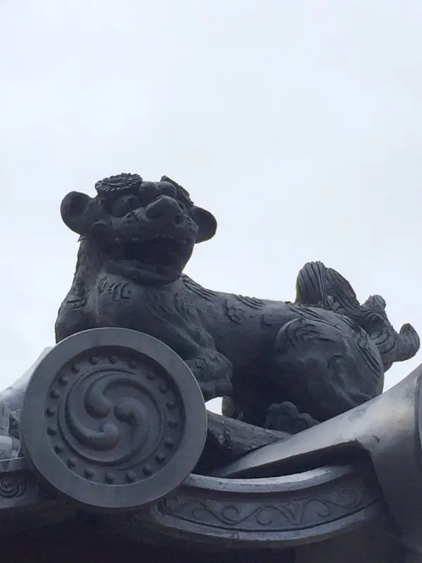 沖縄の シーサー？ みた〜い？