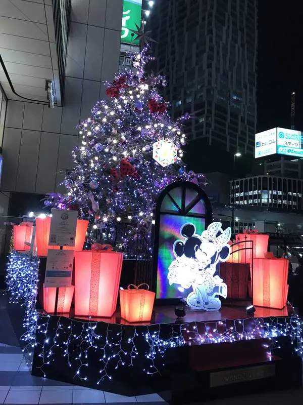 ミッキー&ミニーのクリスマスツリー🎄