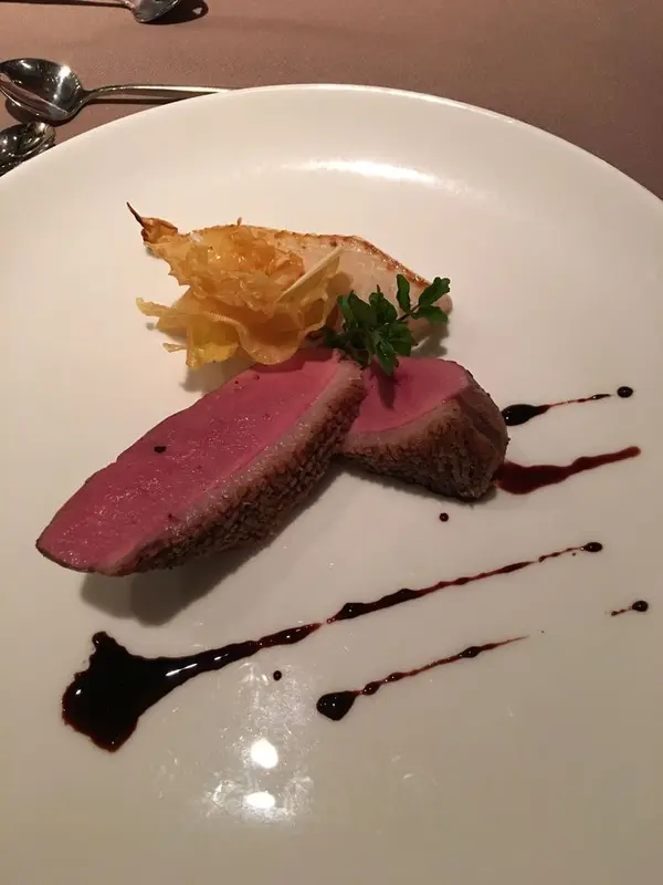 シェフの渾身の料理
