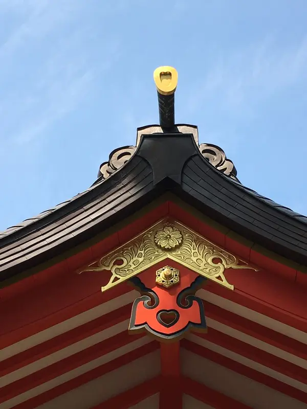 ハート型の懸魚