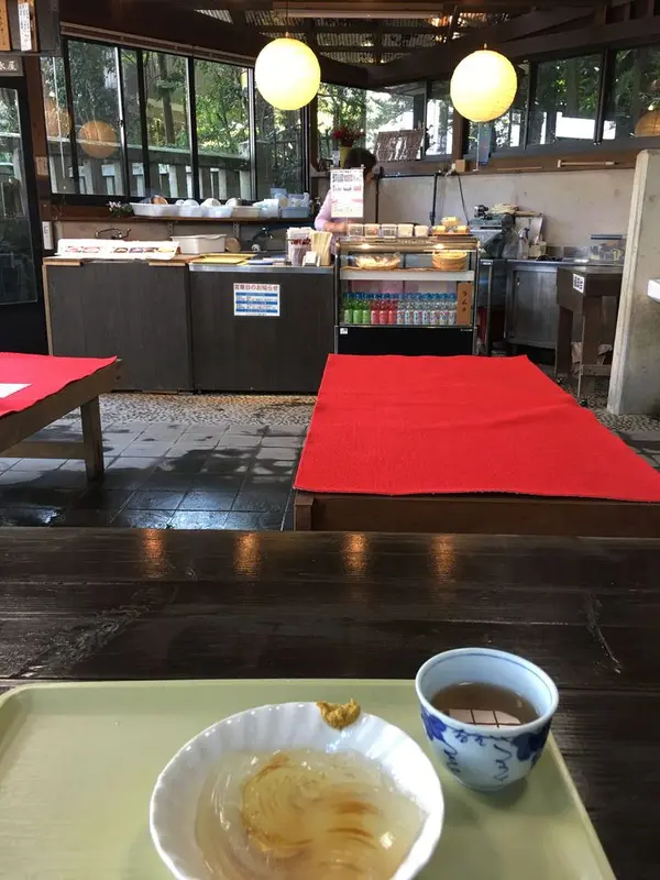 ところてん、清水屋さんの店内