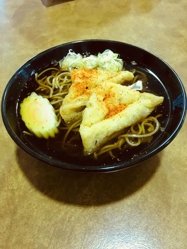 三角揚げそば