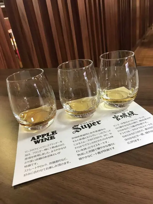 ウイスキー飲み比べ