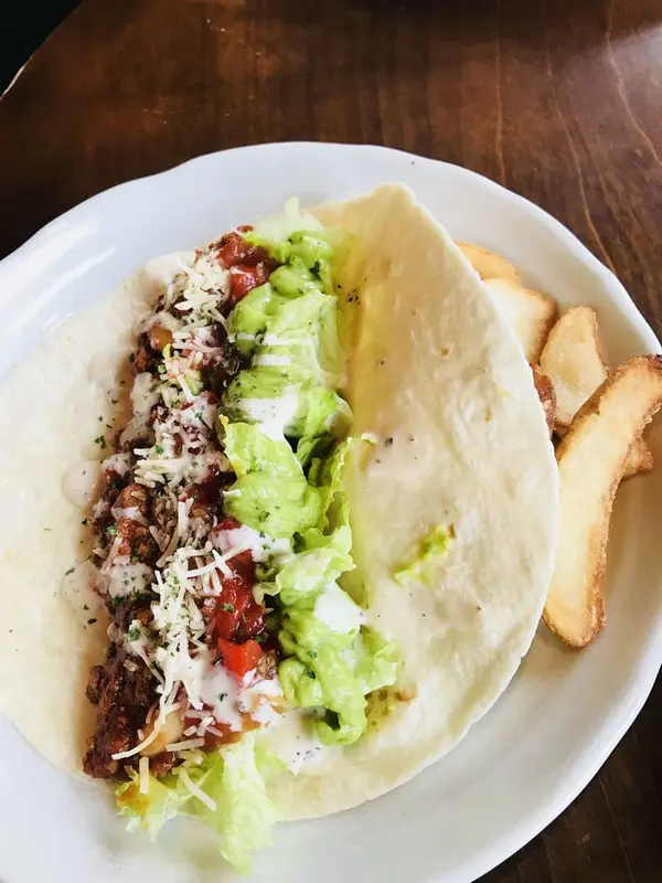 チリビーンズタコス