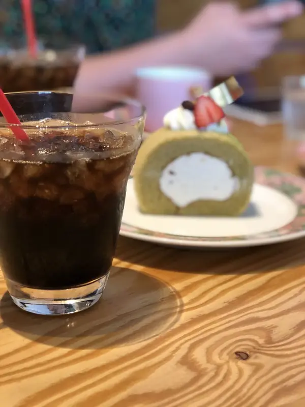 ケーキセットを注文した