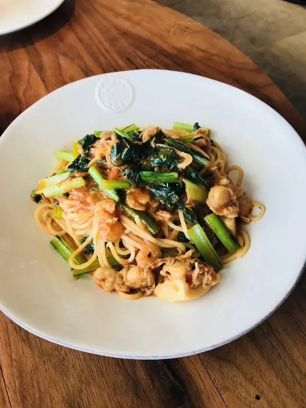 魚介のトマトパスタ