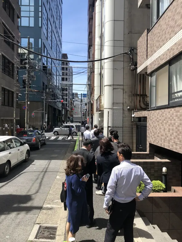 ランチ行列