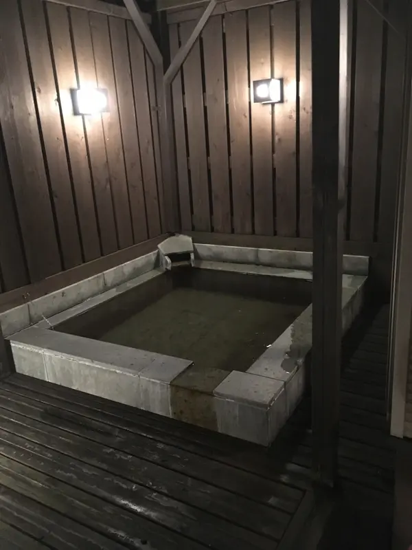 客室についてる露天風呂が最高！