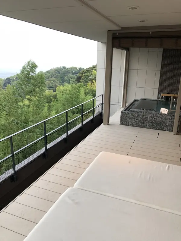 テラス部屋風呂