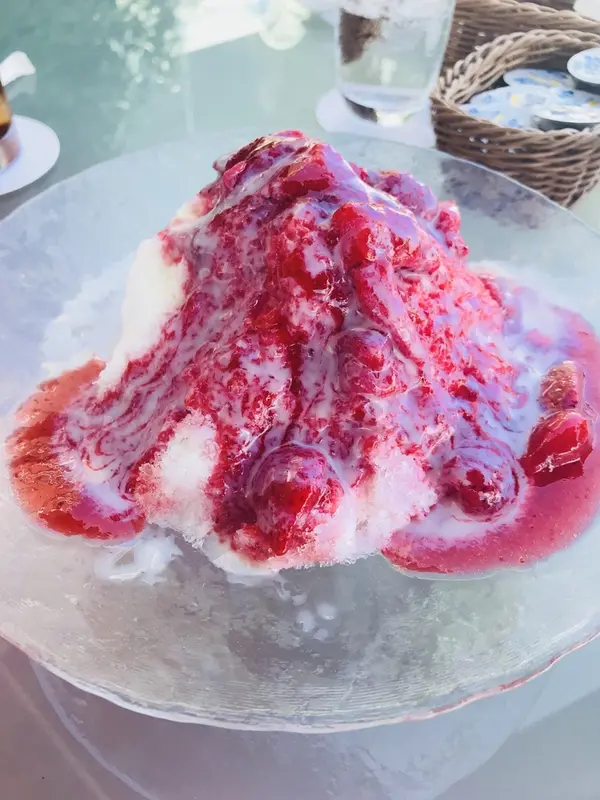 いちごのかき氷🍧