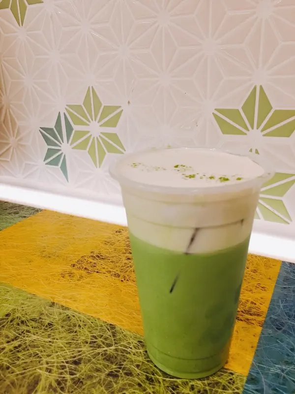 宇治抹茶チーズラテ(Ice)  550yen