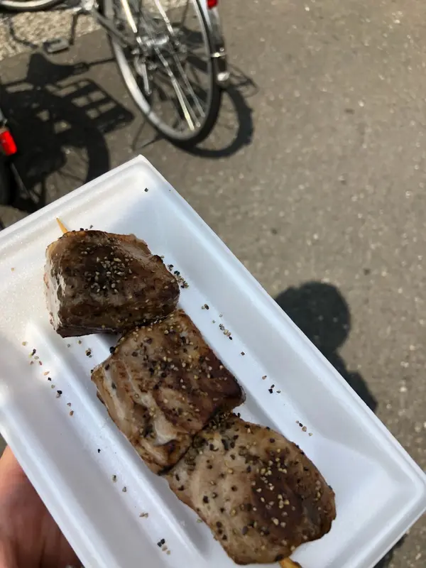 鮪のステーキ串