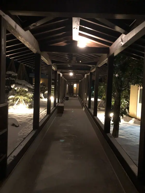 貸切風呂への道