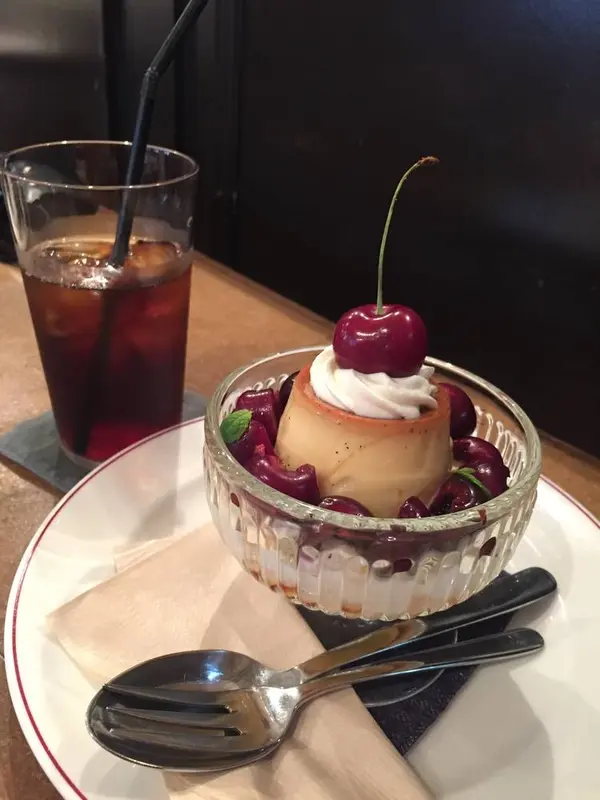 アイスコーヒーと一緒に