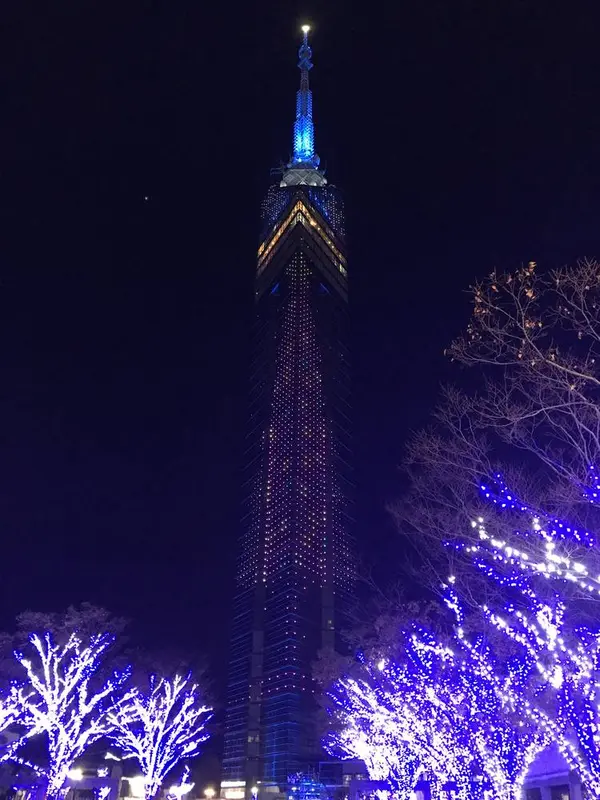 タワーのライトアップ