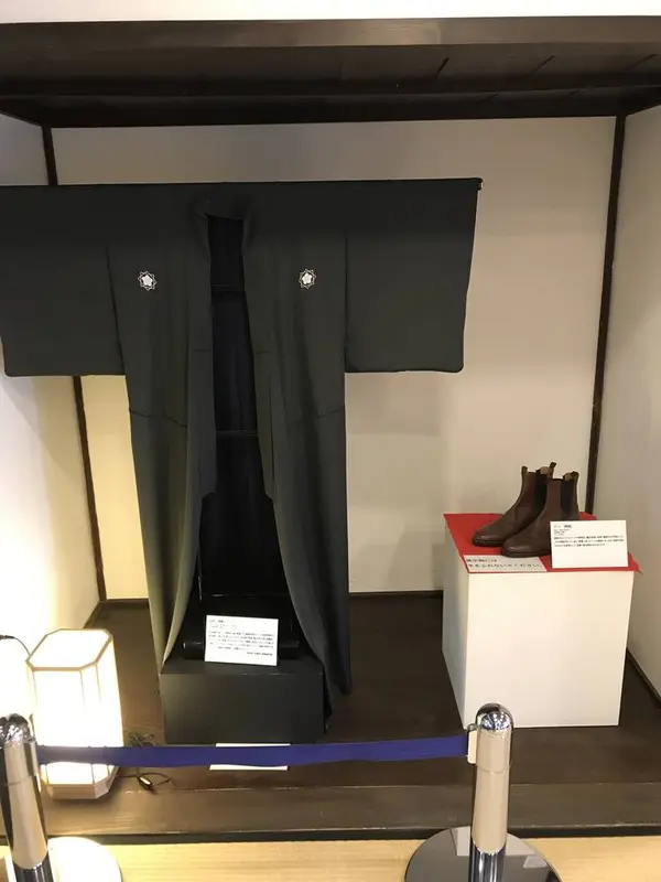 館内に龍馬ゆかりの展示品