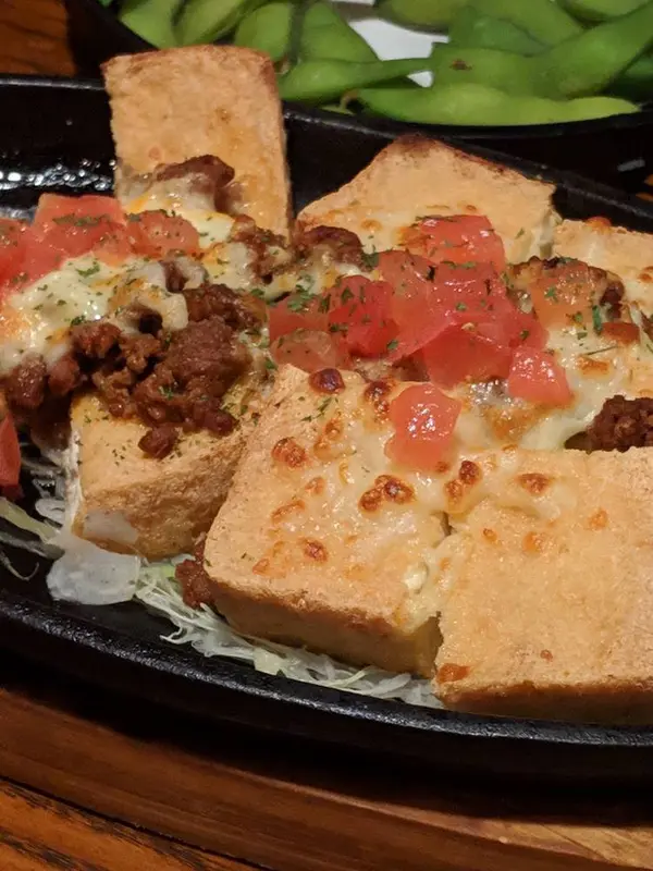 タコス風の焼き豆腐