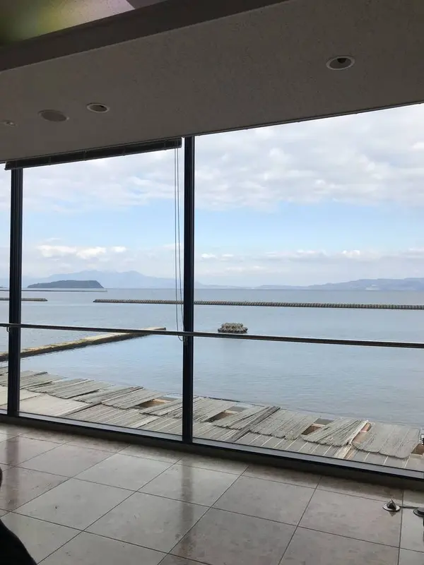 館内からの眺め