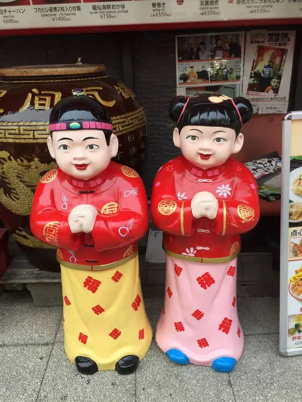 中華街っぽいオブジェ