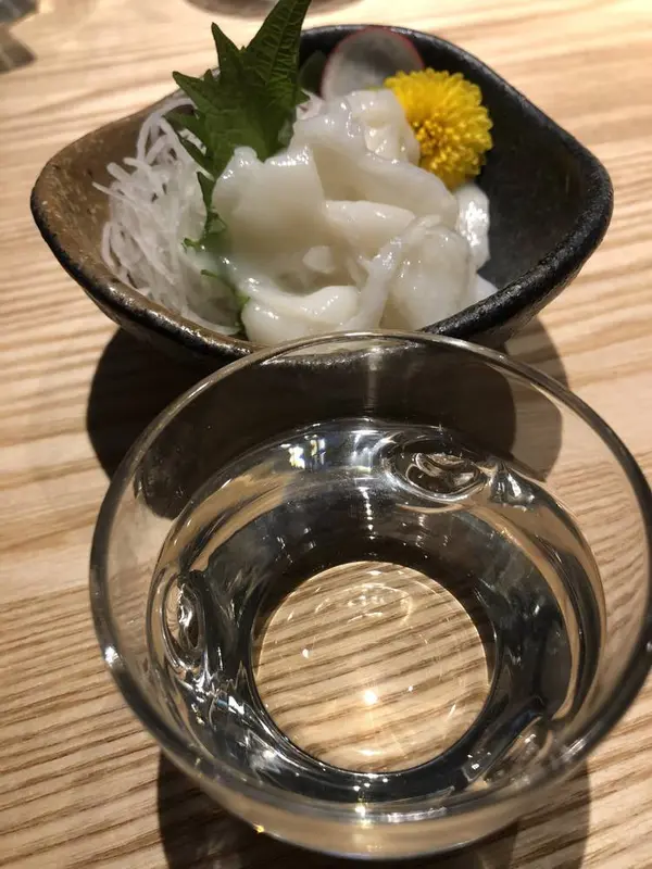 日本酒とえんがわわさび