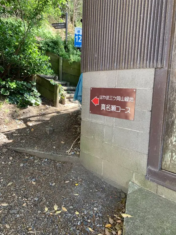 ハイキングコース入口