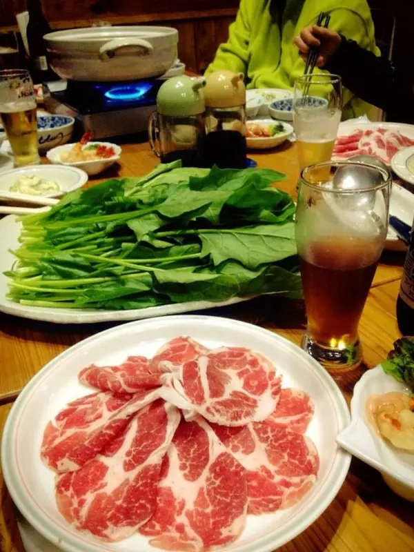 常夜鍋。本当に夜通し食べられる。