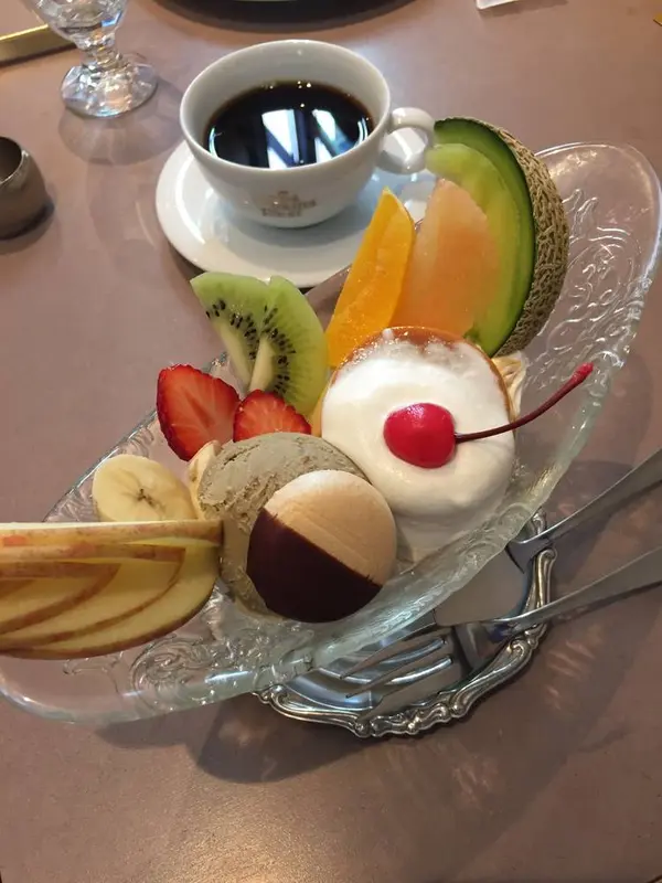 アイスはほうじ茶アイス！