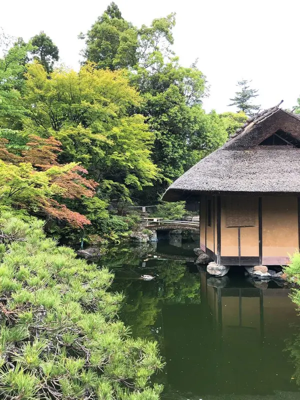 帰る前には庭園を散歩。