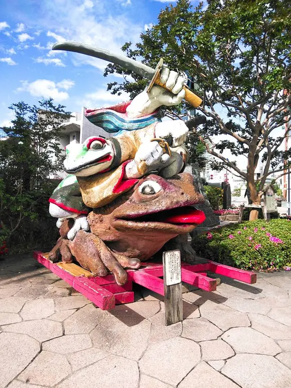 インパクト大！「ガマ侍」