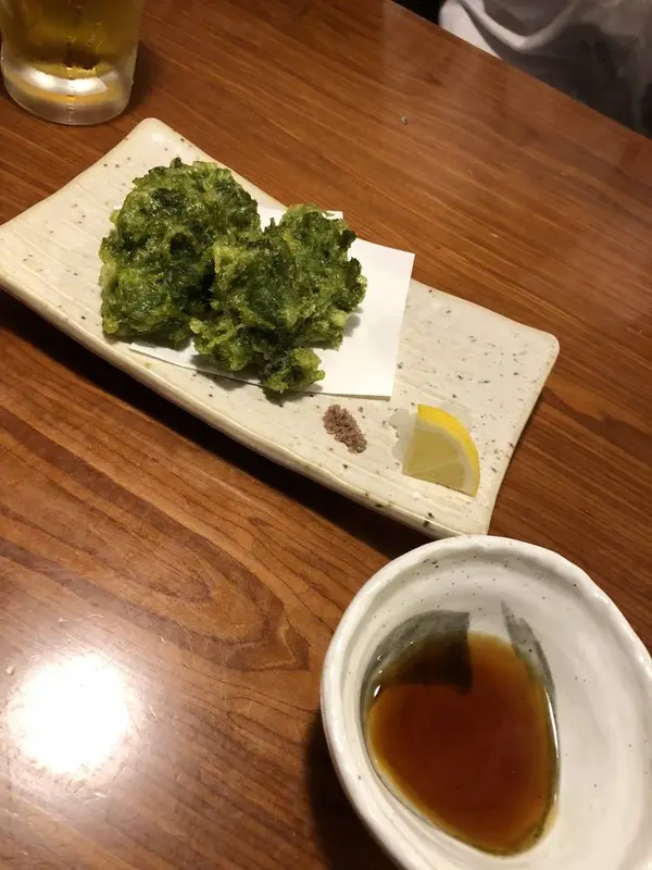 あおさの天ぷら