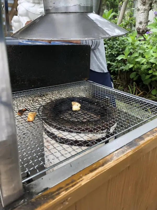 焼きたて干物の無料試食〜