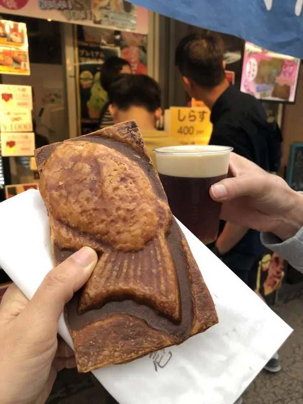 クロワッサンしらすたい焼き