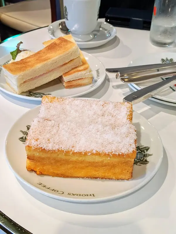 モーニングにフレンチトースト