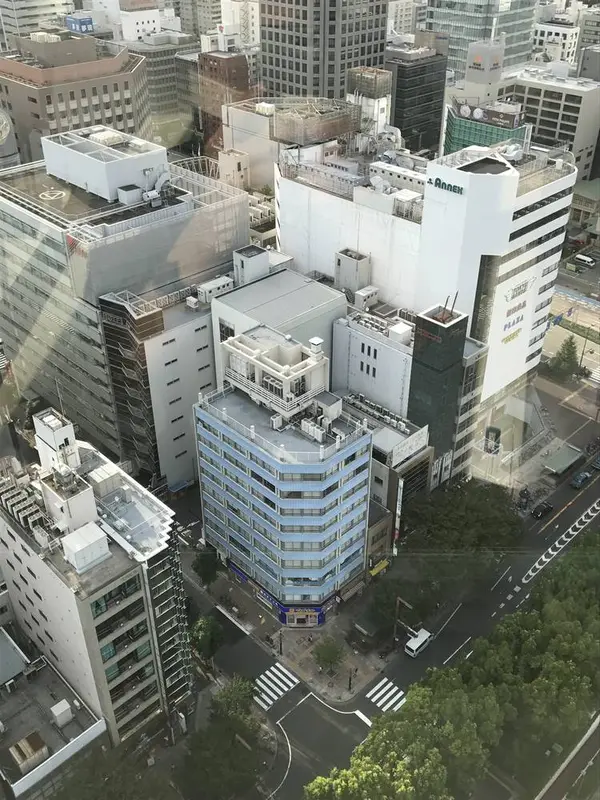 スカイバルコニーから見渡す景色