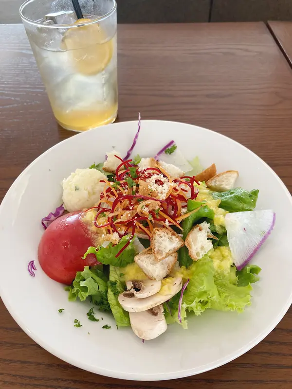 ランチセットのサラダ