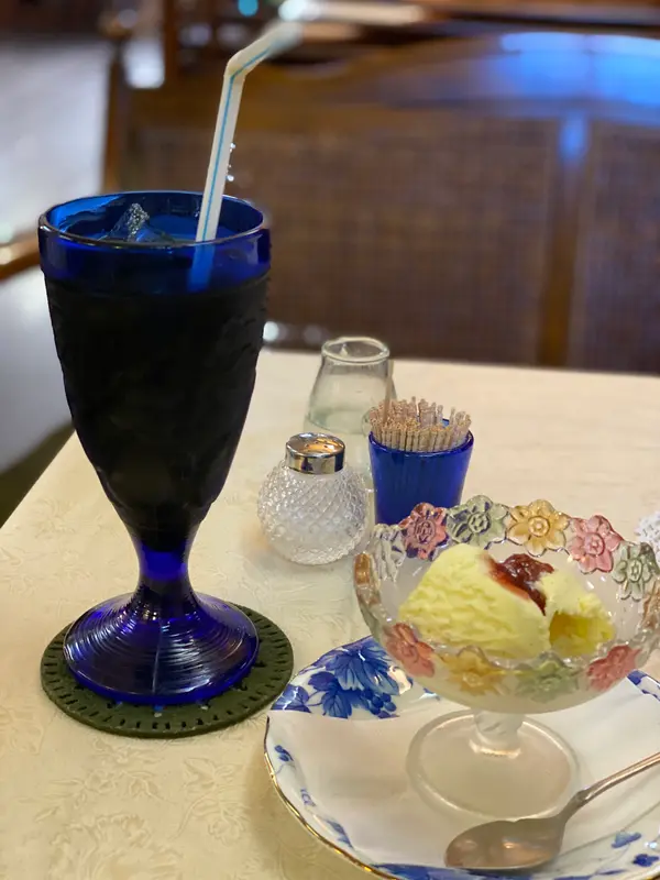 コーヒーとアイス