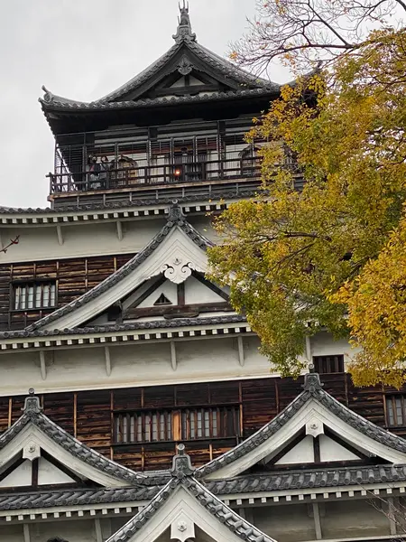 入り口から撮った広島城📸